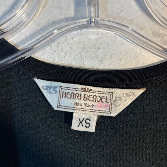 HENRI BENDEL LADIES VEST XS BLACK WHITE GREY VTG FAUX fur animal print 90s - Picture 2 of 10